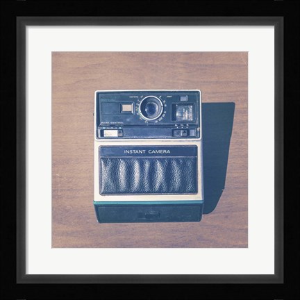 Framed Vintage Camera III Print