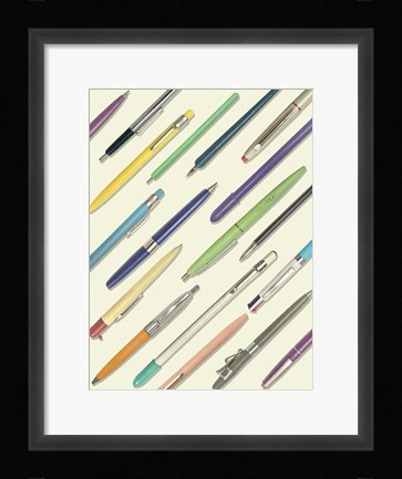 Framed School Study V Print