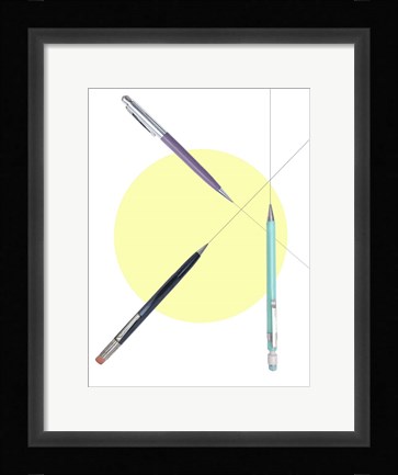 Framed School Study VI Print