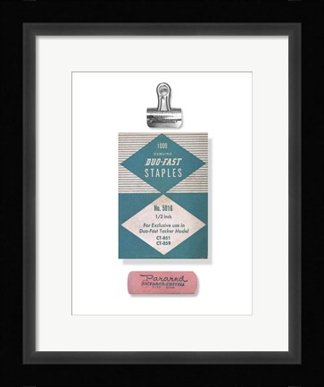 Framed School Study VII Print