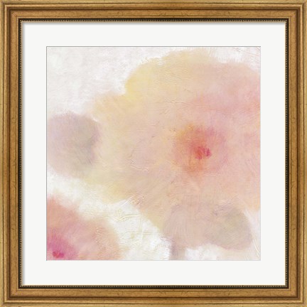Framed Glowing Floral II Print