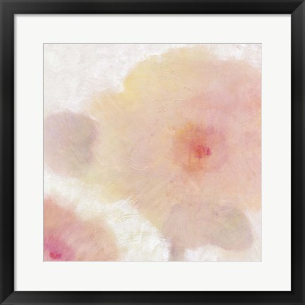 Framed Glowing Floral II Print