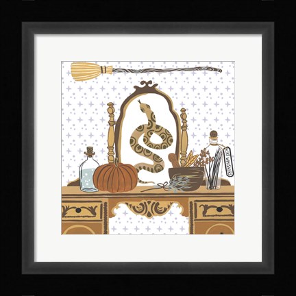 Framed Halloween Prep II Print