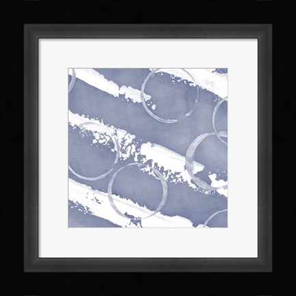 Framed Indigo Rule III Print