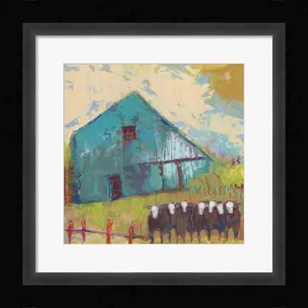 Framed Request Barn Print