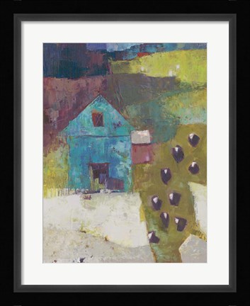 Framed Cloverton Barn Print
