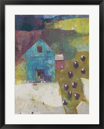 Framed Cloverton Barn Print
