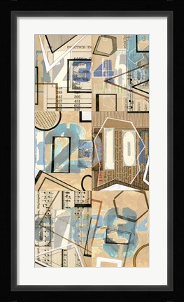 Framed Numbers I Print