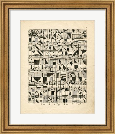 Framed Graphic Notes Print