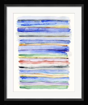 Framed Watercolor Gradation Print