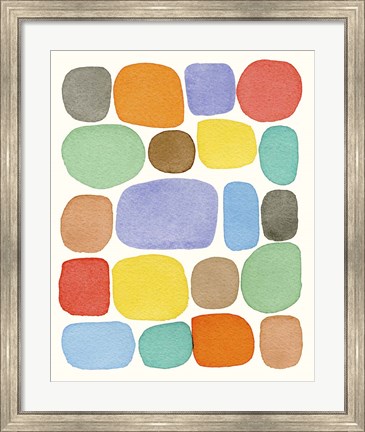 Framed Swatches II Print
