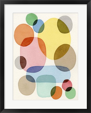 Framed Inked Orbs IV Print