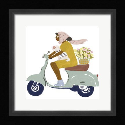 Framed Bonheur IV Print