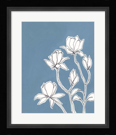 Framed Botanic Drawing IV Print