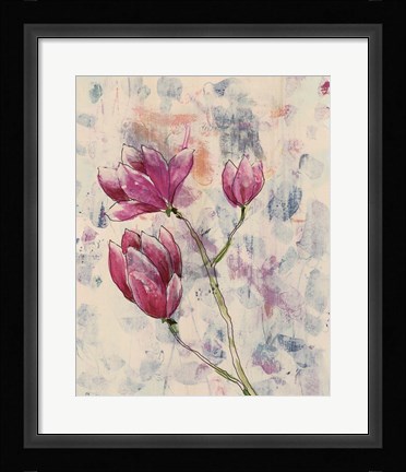 Framed Rosa Blume II Print