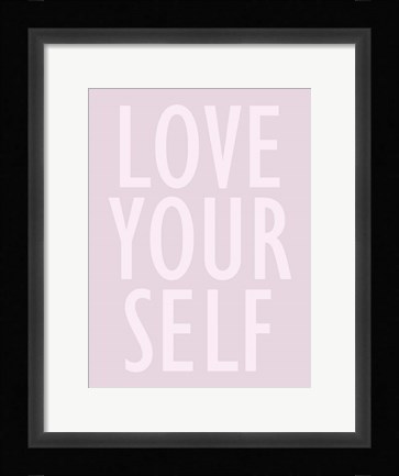 Framed Simple Sentiment I Print