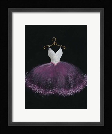 Framed Pastel Tutu III Print