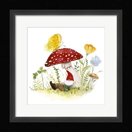 Framed Garden Guardian II Print