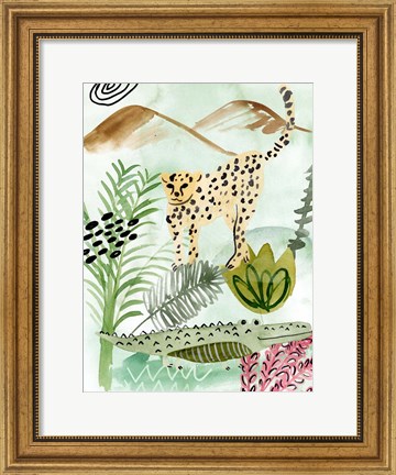 Framed Jungle of Life I Print