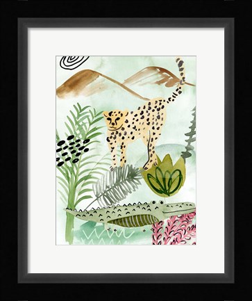 Framed Jungle of Life I Print