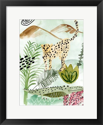 Framed Jungle of Life I Print