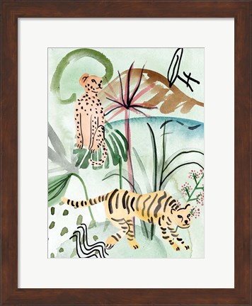 Framed Jungle of Life II Print