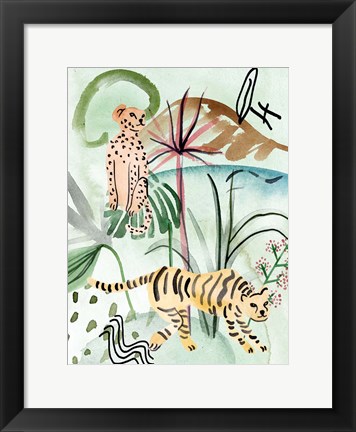 Framed Jungle of Life II Print