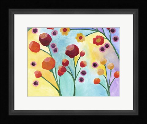 Framed Jambalaya Floral II Print