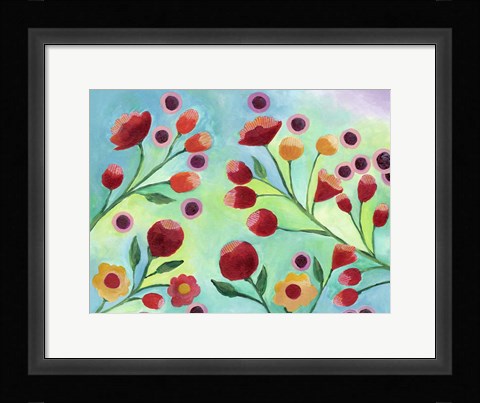 Framed Jambalaya Floral III Print