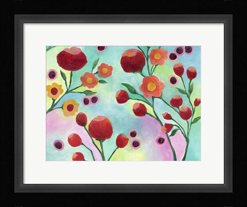 Framed Jambalaya Floral IV Print