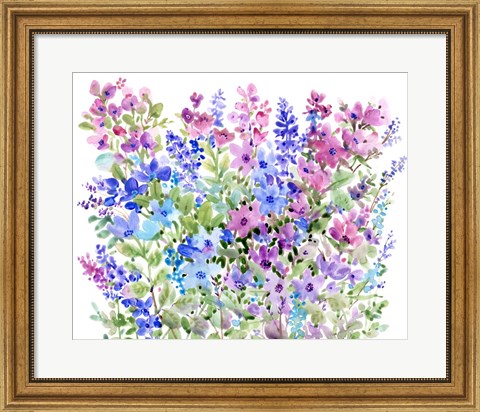 Framed Floral Fragrance II Print