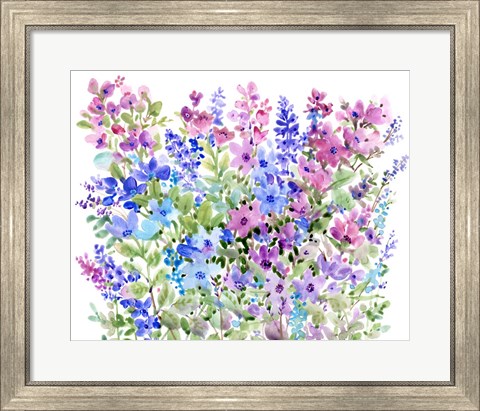 Framed Floral Fragrance II Print