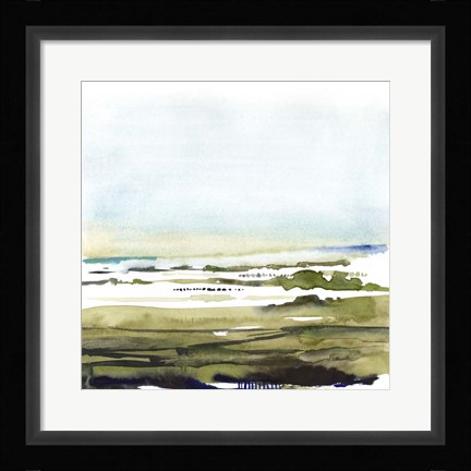 Framed Watercolor Everglade I Print