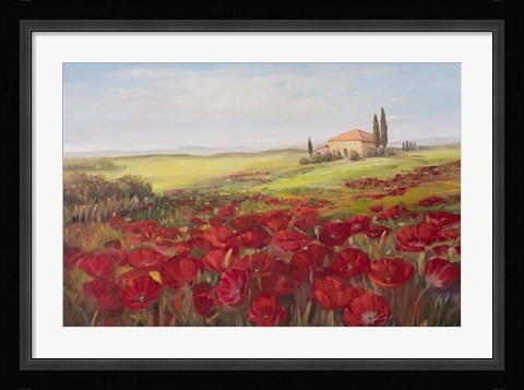 Framed Tuscan Memories II Print