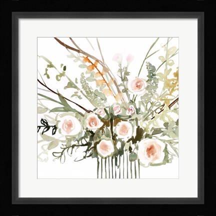 Framed Foraged Flowers II Print