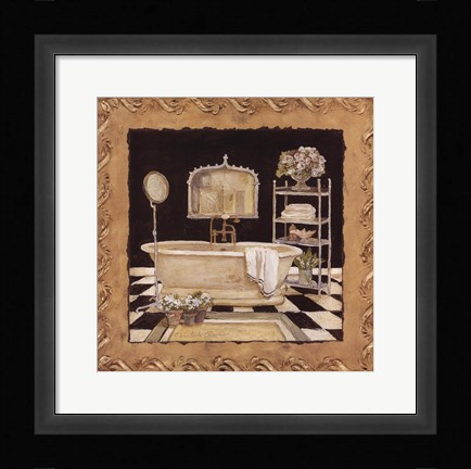 Framed Maison Bath IV Print