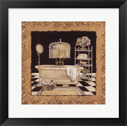 Framed Maison Bath IV Print