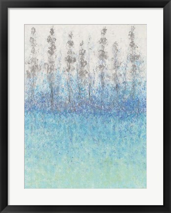 Framed Cypress Border II Print