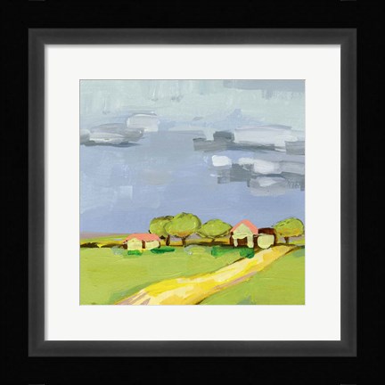 Framed Lay of the Land II Print