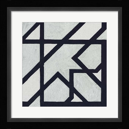 Framed Broken Square I Print