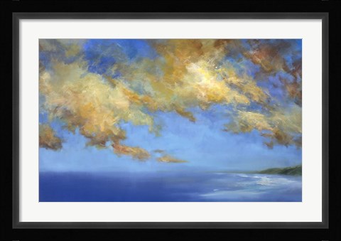 Framed Golden Cloudscape Print