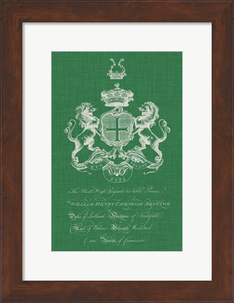 Framed Heraldry Pop III Print