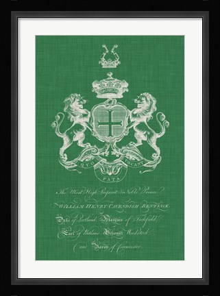 Framed Heraldry Pop III Print
