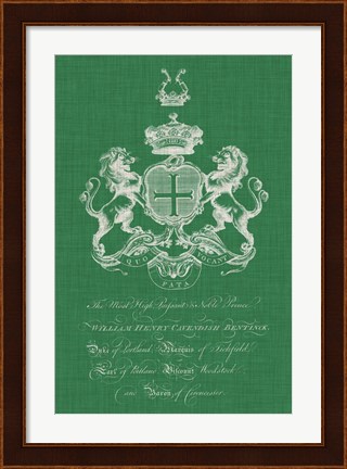 Framed Heraldry Pop III Print