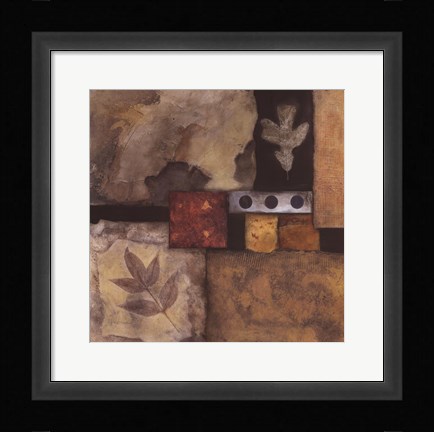 Framed Autumn Abstract I Print
