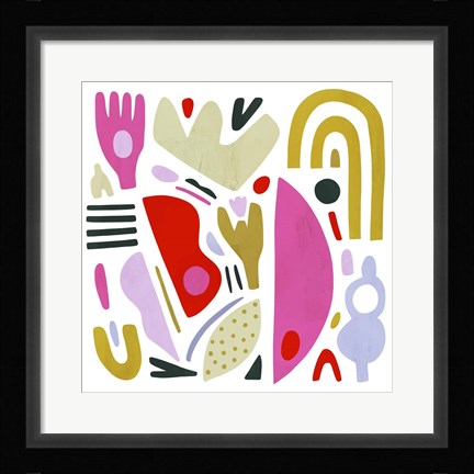 Framed la Carte I Print