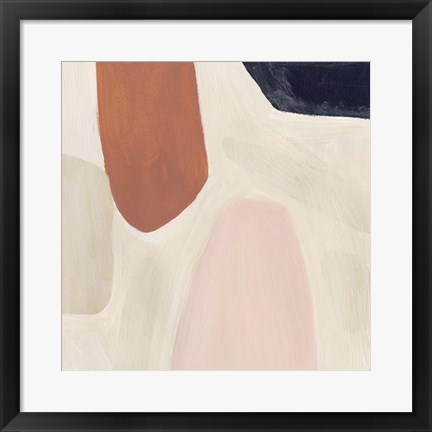 Framed Terracotta Sonata IV Print