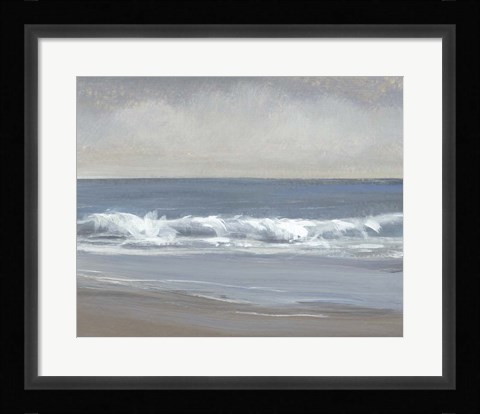 Framed Neutral Shoreline I Print