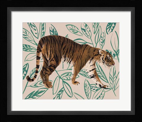Framed Tigre de Siberie I Print