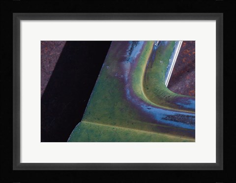 Framed Rust Abstract Print